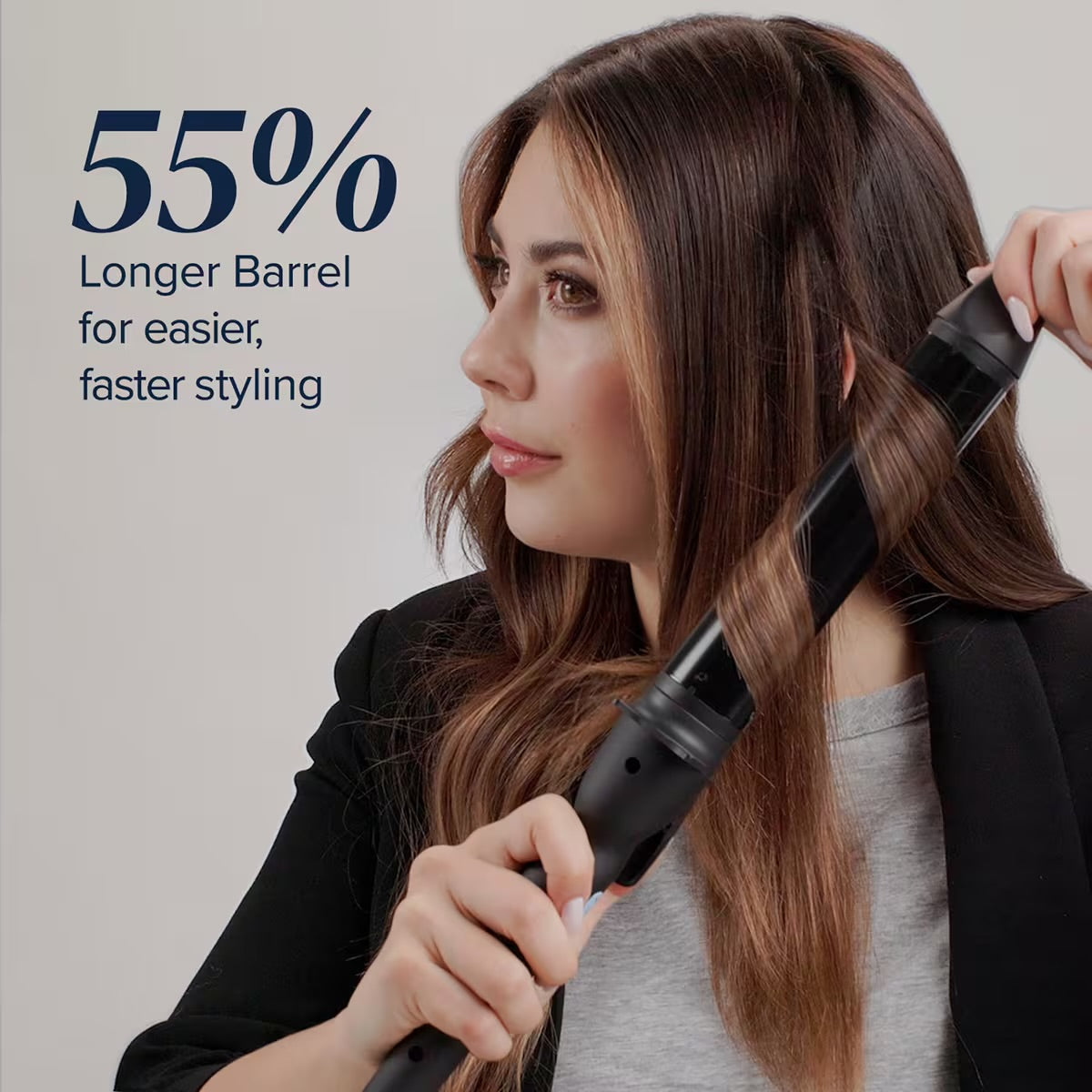 Long Barrel Curling Iron 1.25